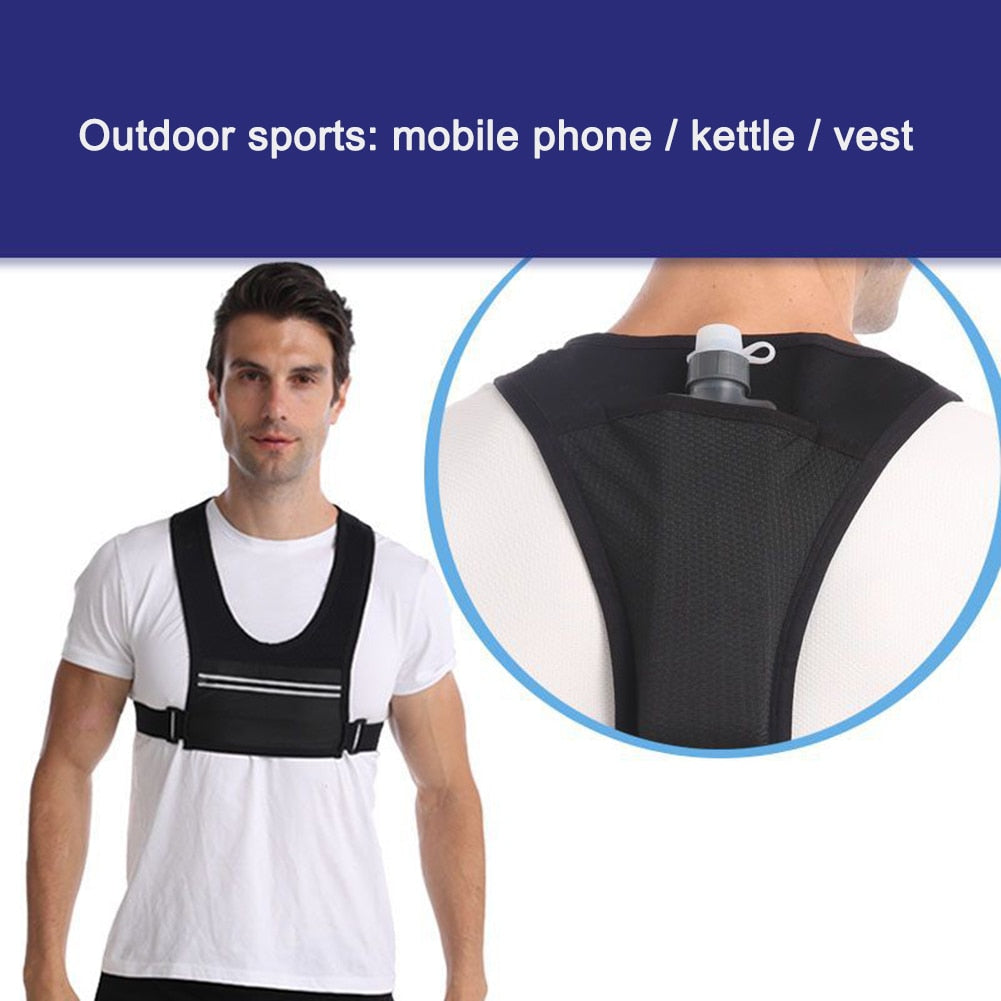 Reflective Breathable Outdoor Running Hiking Vest