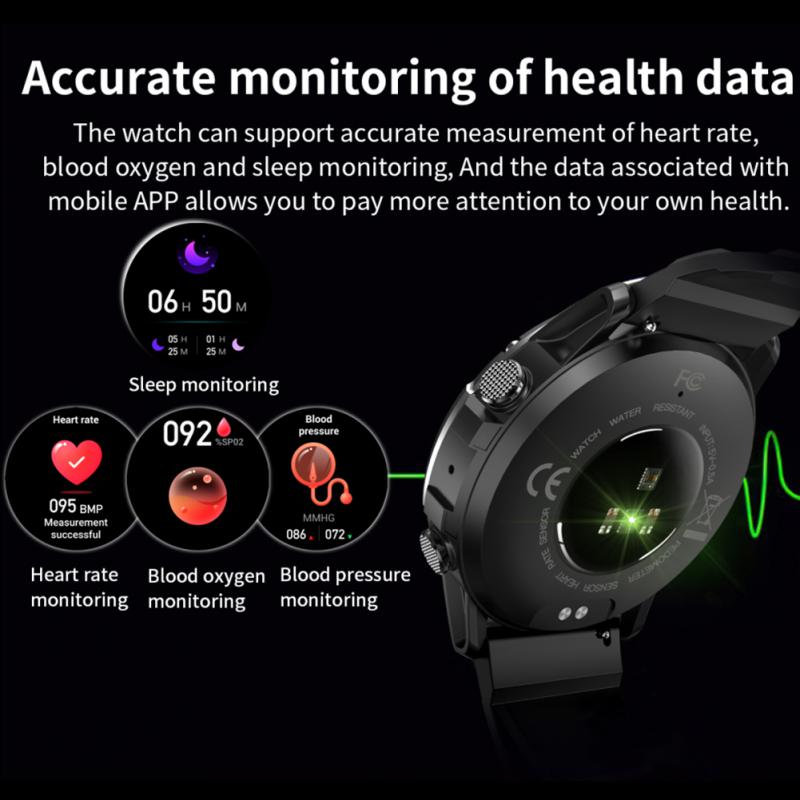 Smart Watch Bluetooth Heart Rate/Sleep Detection Waterproof
