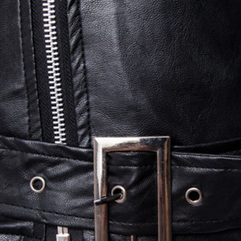 Men's Pu Leather Jacket, Fitness Fashion Suede Jacket