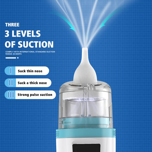 Electric Baby Nasal Aspirator Safe Comfortable Hygienic