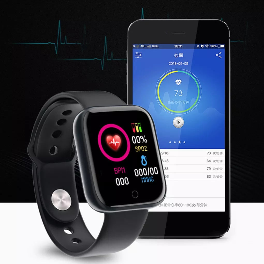 Smart Watch Bluetooth-Compatible Fitness Tracker