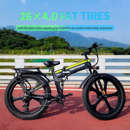 Electric Bike 1000W 17.5Ah Ebike Mountain Bike 26 Inch