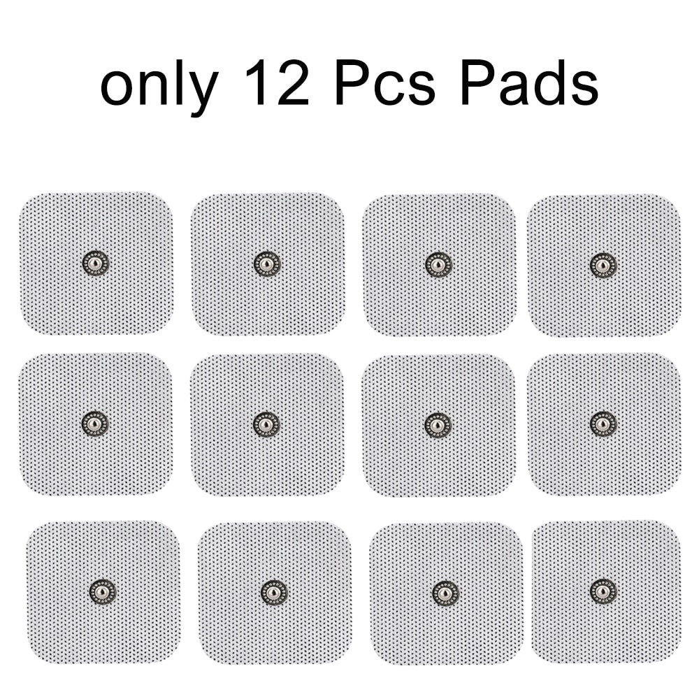 12 Modes Tens Machine Unit 4 Electrode Pads for Pain Relief Pulse Massage EMS Muscle Stimulation Tens Electroestimulador