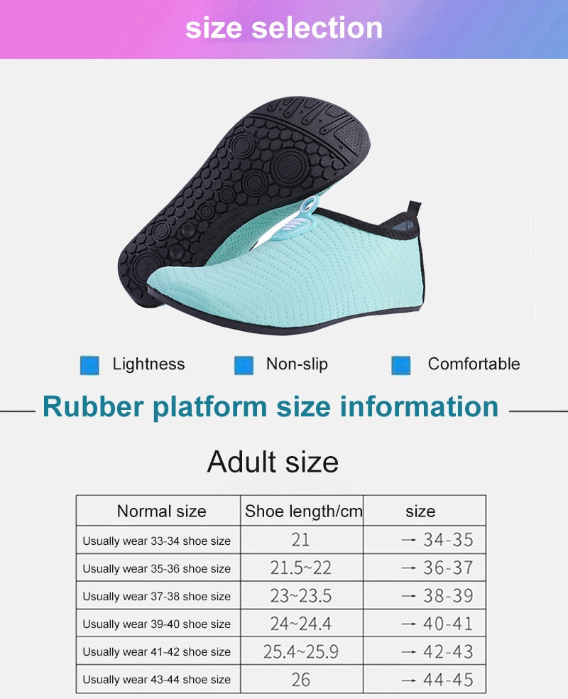 Summer Water Shoes Quick-Dry Swimming Shoes