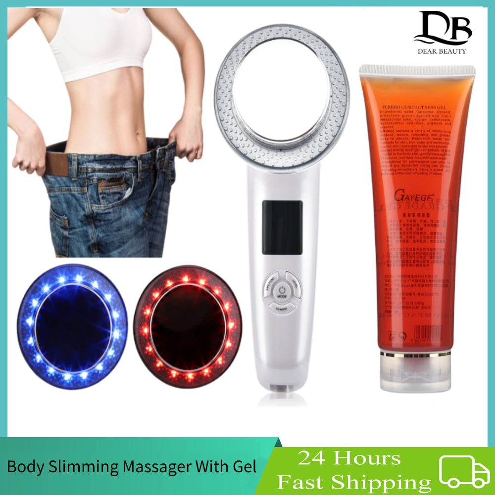 6 In1 Ultrasound Infrared EMS Body Slimming Massager