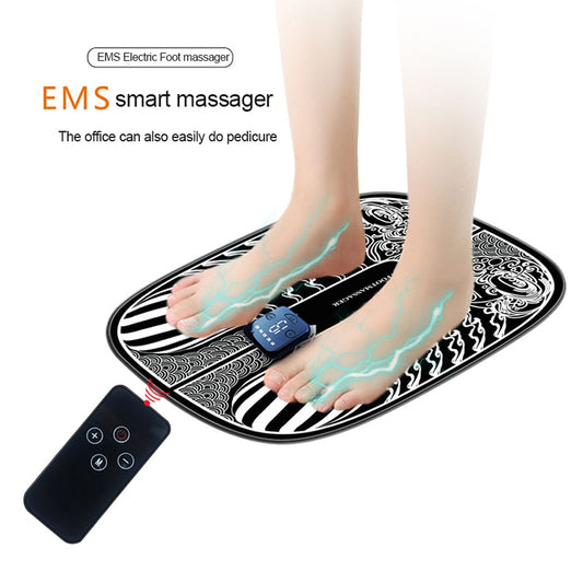 Remote Control EMS Foot Massager Pad