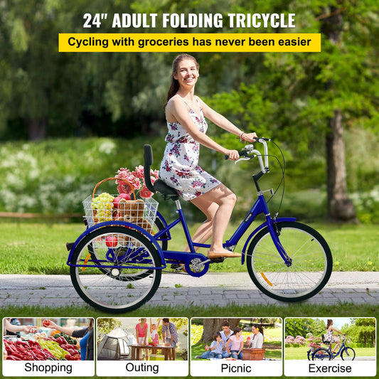 Folding Adult Tricycle