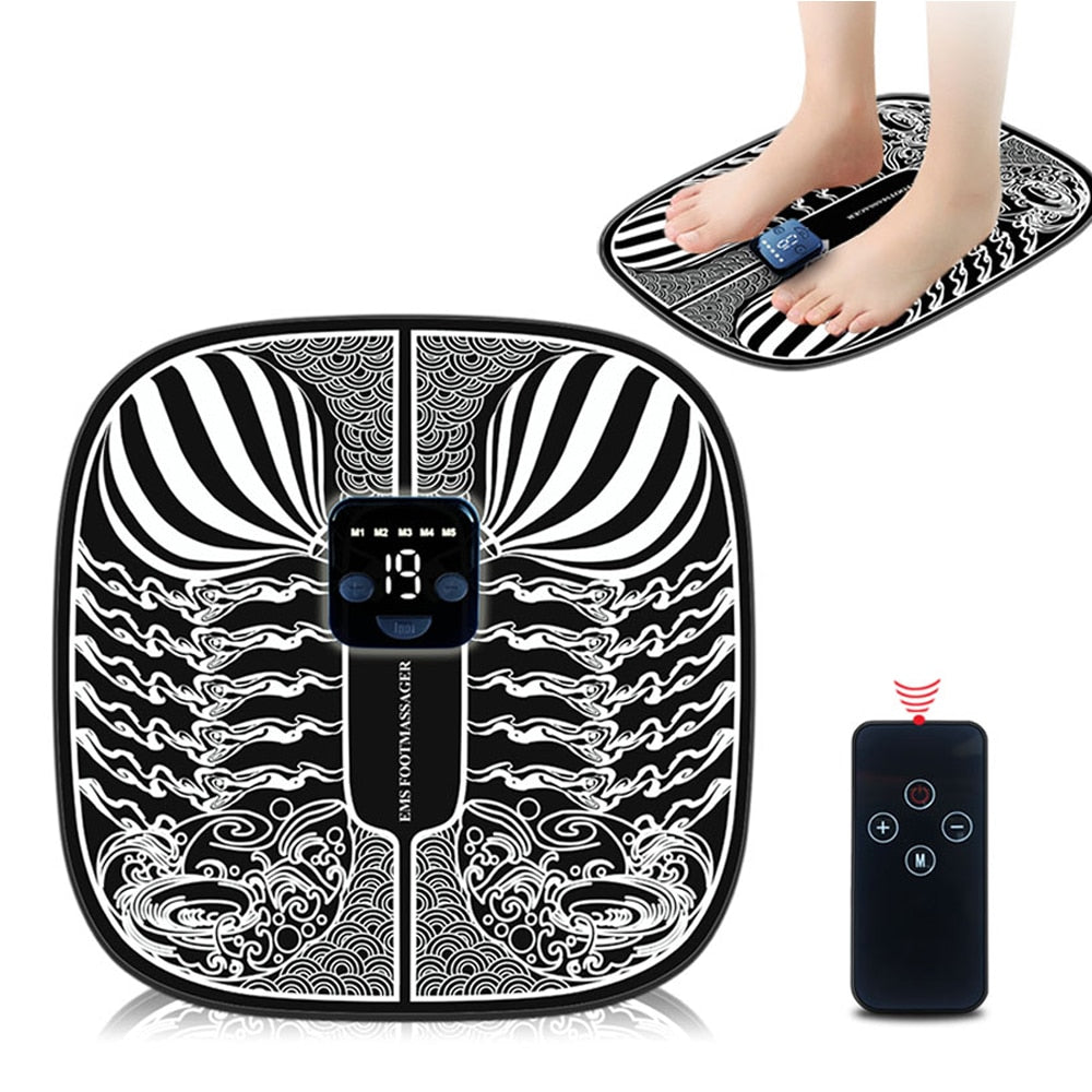 Remote Control EMS Foot Massager Pad