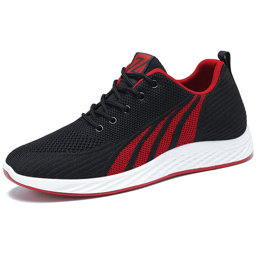 Men Training Shoe Lightweight Lace-up Flats Running Shoes