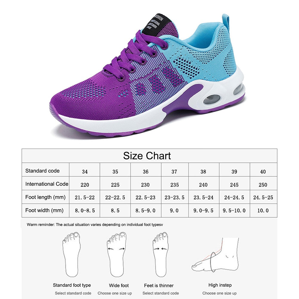 Women Sport Shoes Comfortable Breathable  Running Shoes