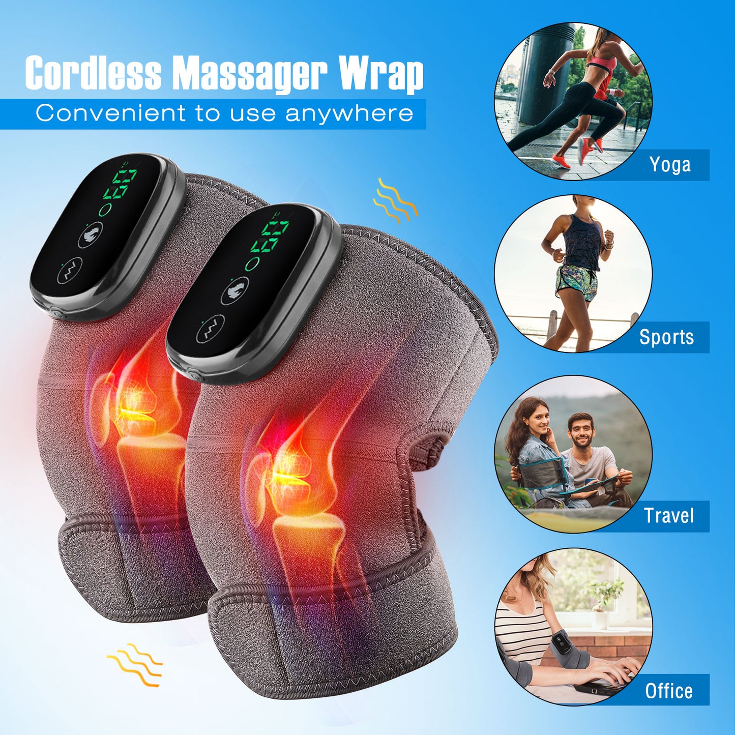 Electric Heating Elbow, Knee, Shoulder, Massage Pain Relief