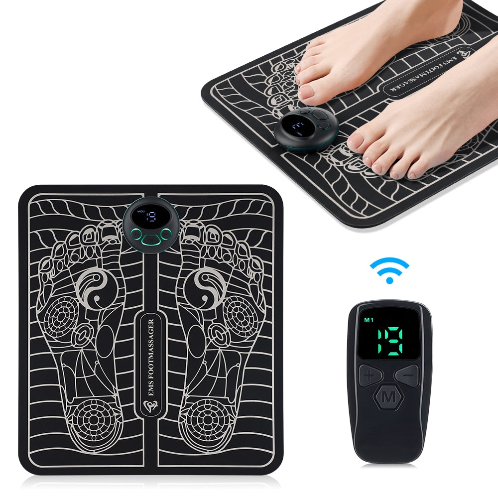 Remote Control EMS Foot Massager Pad